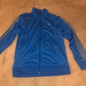 Men’s Blue Adidas Zip Up Jacket
